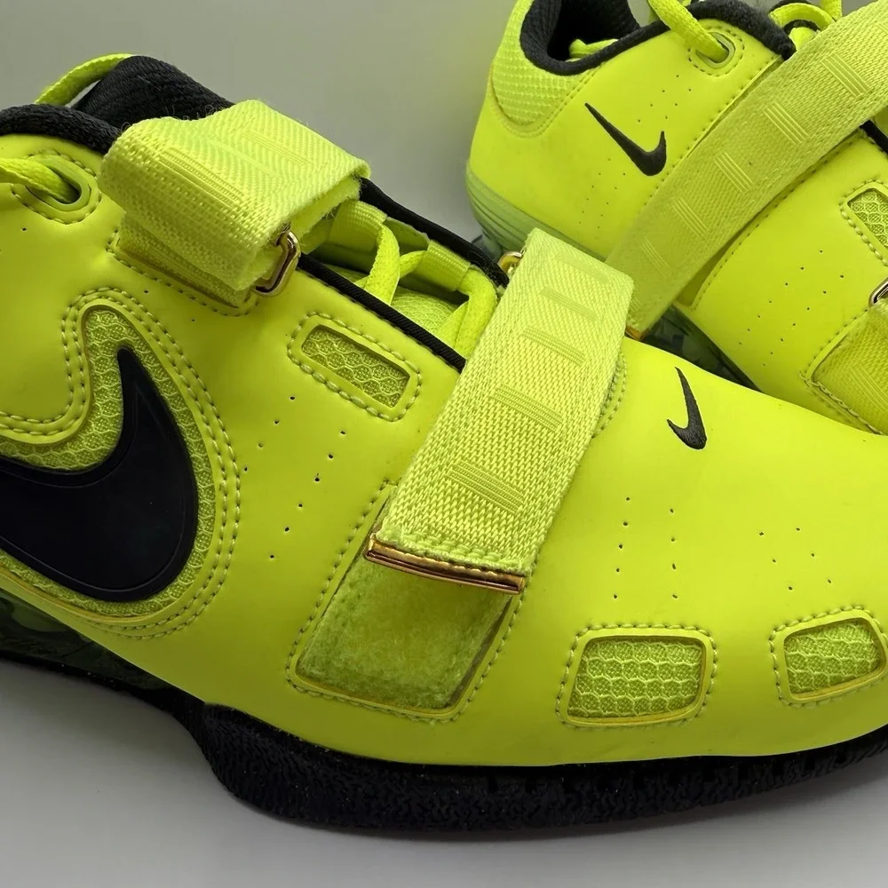 Nike Romaleos 2 Weightlifting Shoes Mens Size US 11 Volt Green Black 476927-730